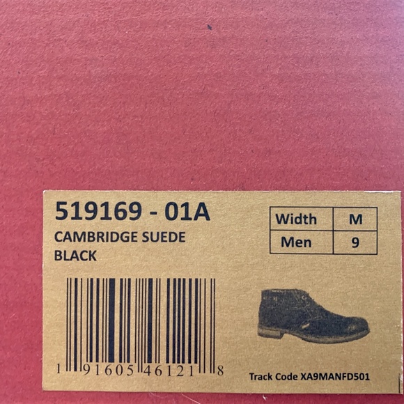 Men\'s Levi\'s Cambridge Chukka Boots ~ Black ~ NWT